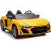 Дитяча акумуляторна машинка Audi Spyder R8 LIFT Жовта