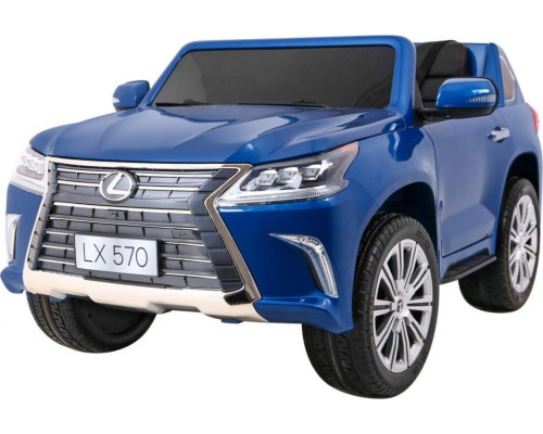 Дитяча акумуляторна машинка Lexus LX570 Синя