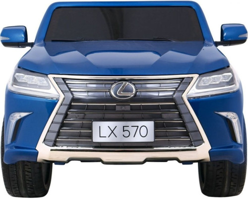 Дитяча акумуляторна машинка Lexus LX570 Синя