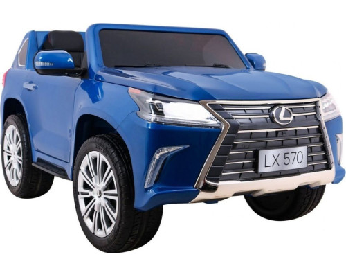 Дитяча акумуляторна машинка Lexus LX570 Синя