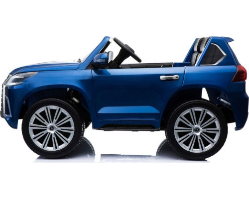 Дитяча акумуляторна машинка Lexus LX570 Синя