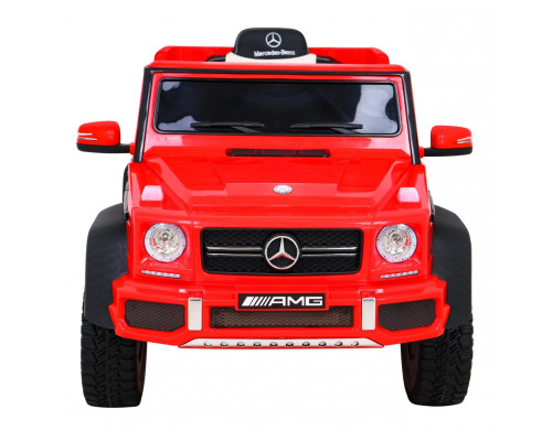 Дитяча акумуляторна машинка Mercedes G63 AMG Червона