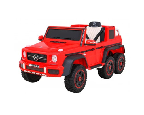 Дитяча акумуляторна машинка Mercedes G63 AMG Червона