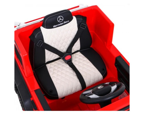 Дитяча акумуляторна машинка Mercedes G63 AMG Червона