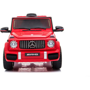 Дитяча акумуляторна машинка Mercedes AMG G63 Червона