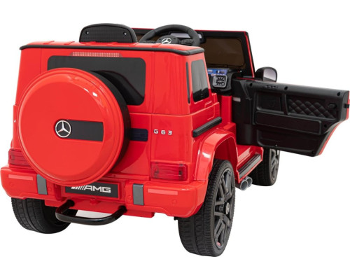 Дитяча акумуляторна машинка Mercedes AMG G63 Червона