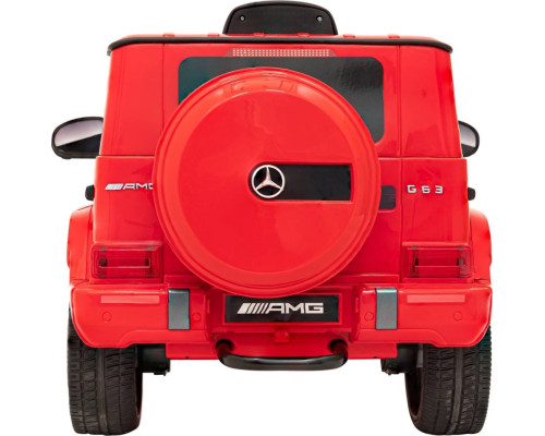 Дитяча акумуляторна машинка Mercedes AMG G63 Червона