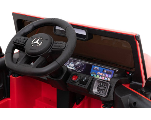 Дитяча акумуляторна машинка Mercedes AMG G63 Червона