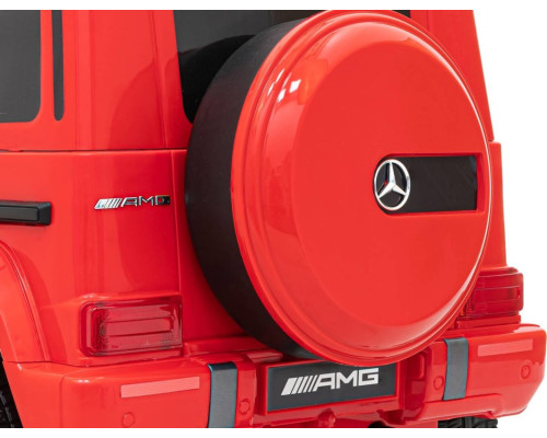 Дитяча акумуляторна машинка Mercedes AMG G63 Червона