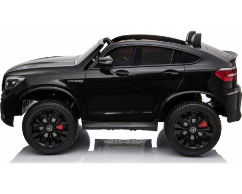 Дитяча акумуляторна машинка Mercedes GLC 63S Чорна