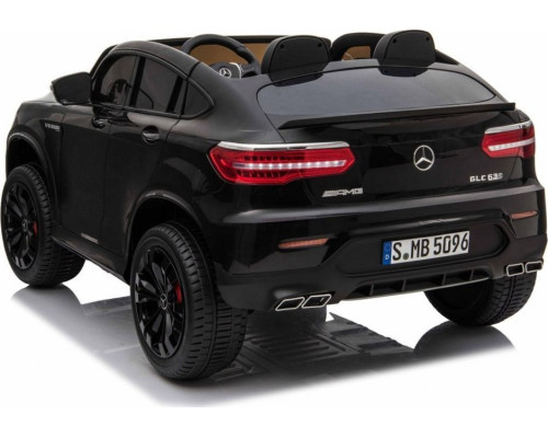 Дитяча акумуляторна машинка Mercedes GLC 63S Чорна