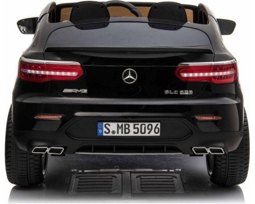 Дитяча акумуляторна машинка Mercedes GLC 63S Чорна