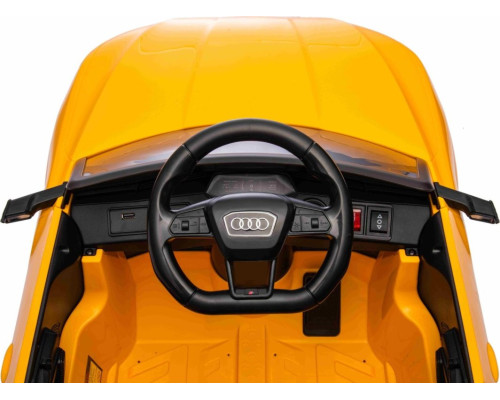 Дитяча акумуляторна машинка Audi SQ8 Жовта