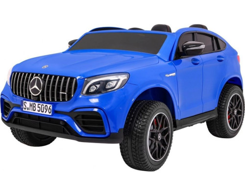 Дитяча акумуляторна машинка Mercedes GLC 63S Синя