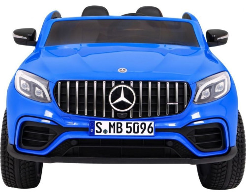 Дитяча акумуляторна машинка Mercedes GLC 63S Синя