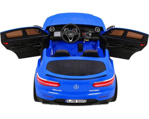 Дитяча акумуляторна машинка Mercedes GLC 63S Синя