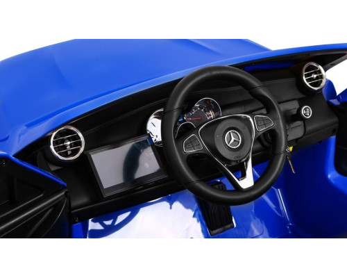 Дитяча акумуляторна машинка Mercedes GLC 63S Синя