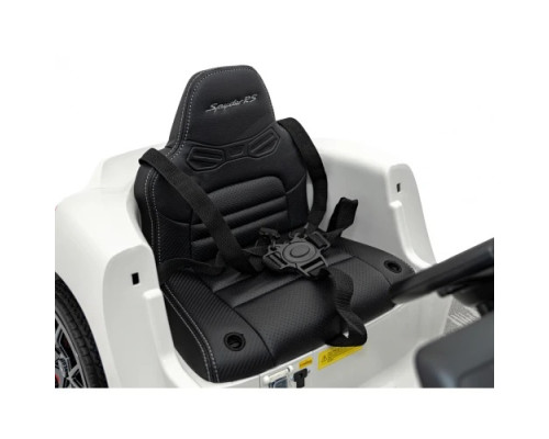 Дитяча акумуляторна машинка Porsche 718 Біла