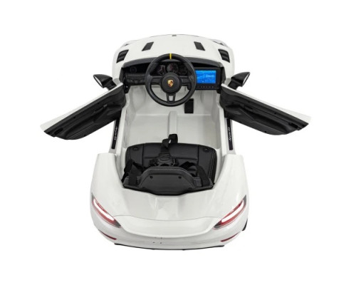 Дитяча акумуляторна машинка Porsche 718 MP4 Біла