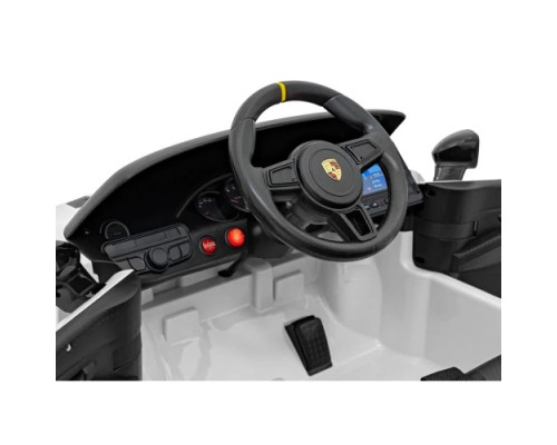 Дитяча акумуляторна машинка Porsche 718 MP4 Біла