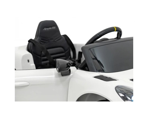 Дитяча акумуляторна машинка Porsche 718 MP4 Біла