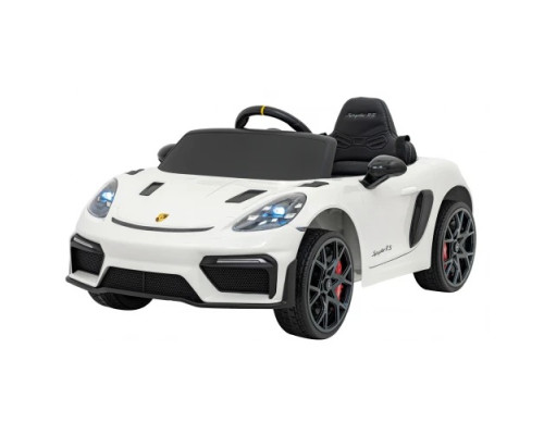 Дитяча акумуляторна машинка Porsche 718 MP4 Біла