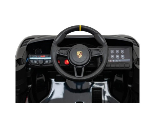 Дитяча акумуляторна машинка Porsche 718 Чорна