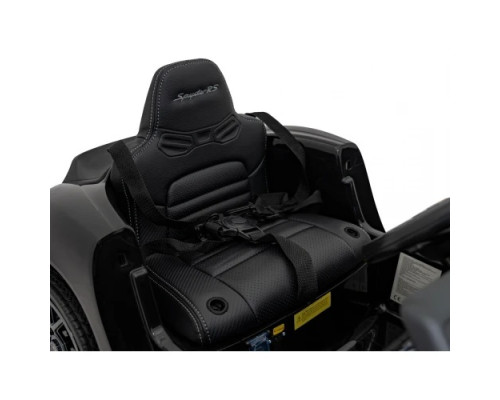 Дитяча акумуляторна машинка Porsche 718 Чорна