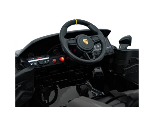 Дитяча акумуляторна машинка Porsche 718 Чорна