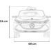 Дитяча акумуляторна машинка Mercedes Benz AMG EQA Біла