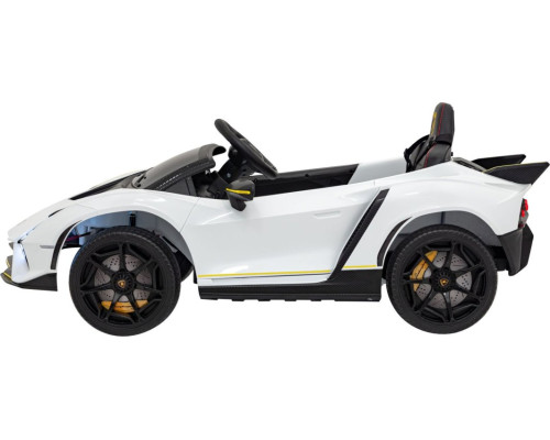 Дитяча акумуляторна машинка Lamborghini Invencible Біла