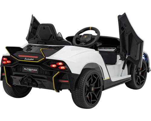 Дитяча акумуляторна машинка Lamborghini Invencible Біла