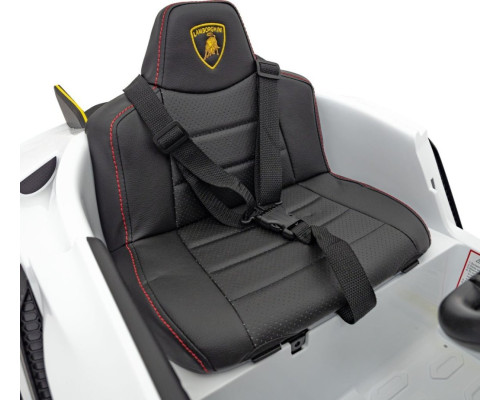 Дитяча акумуляторна машинка Lamborghini Invencible Біла