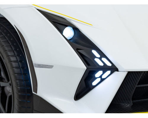 Дитяча акумуляторна машинка Lamborghini Invencible Біла