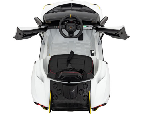 Дитяча акумуляторна машинка Lamborghini Invencible Біла