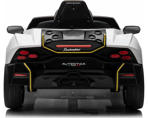 Дитяча акумуляторна машинка Lamborghini Invencible Біла