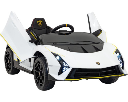 Дитяча акумуляторна машинка Lamborghini Invencible Біла