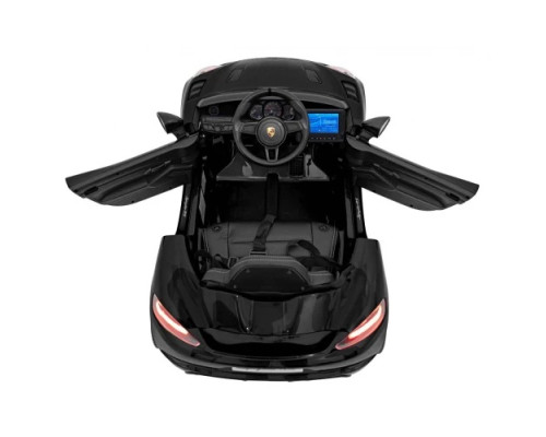 Дитяча акумуляторна машинка Porsche 718 MP4 Чорна