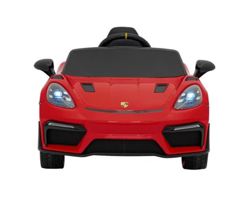 Дитяча акумуляторна машинка Porsche 718 Червона