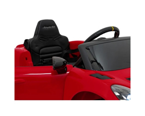 Дитяча акумуляторна машинка Porsche 718 Червона