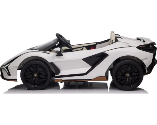 Дитяча акумуляторна машинка Lamborghini SIAN Біла