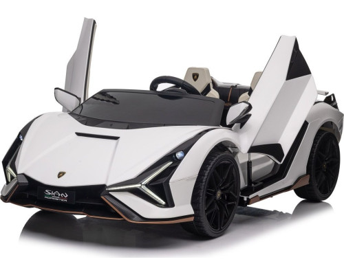 Дитяча акумуляторна машинка Lamborghini SIAN Біла