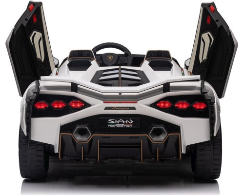 Дитяча акумуляторна машинка Lamborghini SIAN Біла