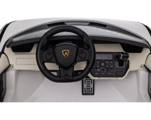 Дитяча акумуляторна машинка Lamborghini SIAN Біла
