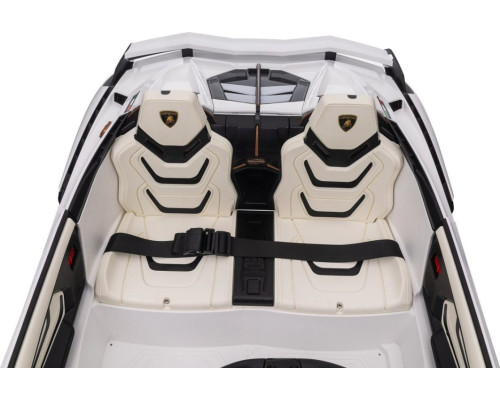 Дитяча акумуляторна машинка Lamborghini SIAN Біла