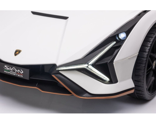 Дитяча акумуляторна машинка Lamborghini SIAN Біла