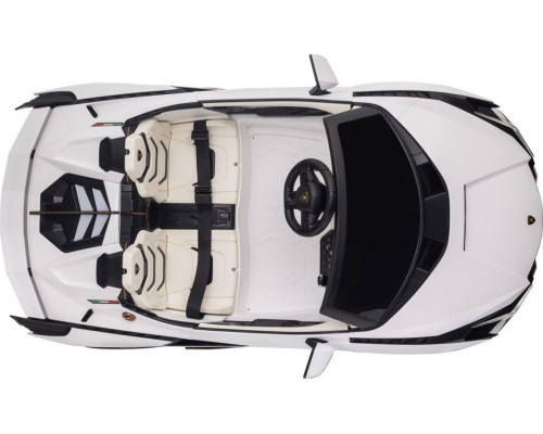 Дитяча акумуляторна машинка Lamborghini SIAN Біла