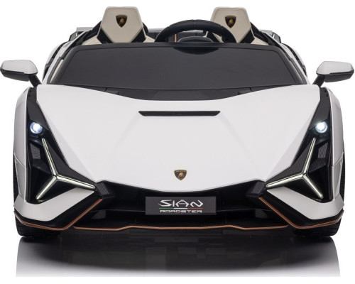 Дитяча акумуляторна машинка Lamborghini SIAN Біла