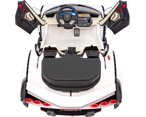 Дитяча акумуляторна машинка Lamborghini SIAN Біла