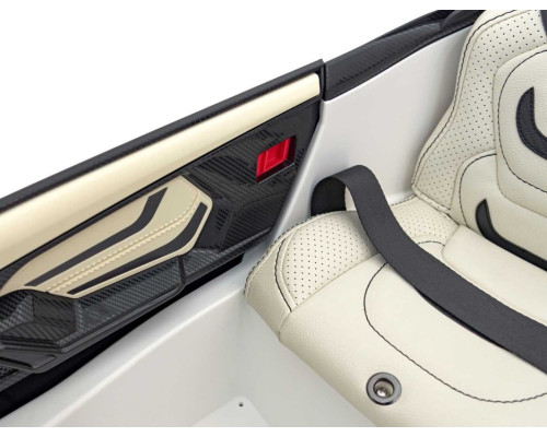 Дитяча акумуляторна машинка Lamborghini SIAN Біла